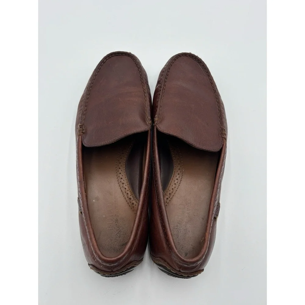 Polo Ralph Lauren Redden Brown Leather Driving Loafers Moc Toe Men's 11.5D